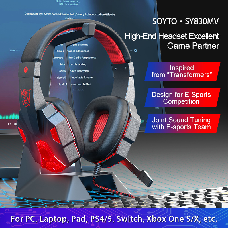 Gaming Headset With Mic Rgb - سماعة ألعاب 7.1 بصوت محيطي -