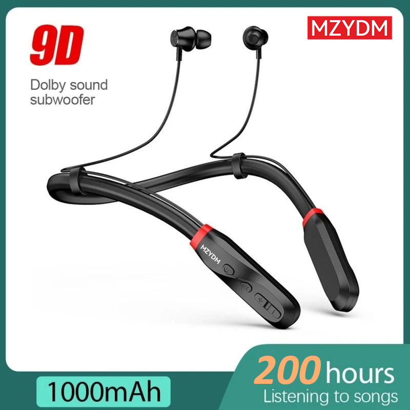 Tws Earbuds Bluetooth 5.3 - سماعات أذن لاسلكية بشريط حول الرقبة