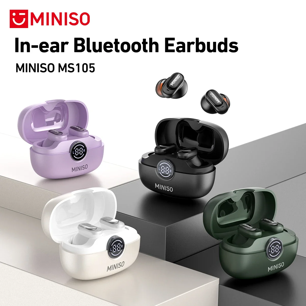 Type C Wired Earphones With Mic - MINISO MS105 سماعة بلوتوث داخل الأذن