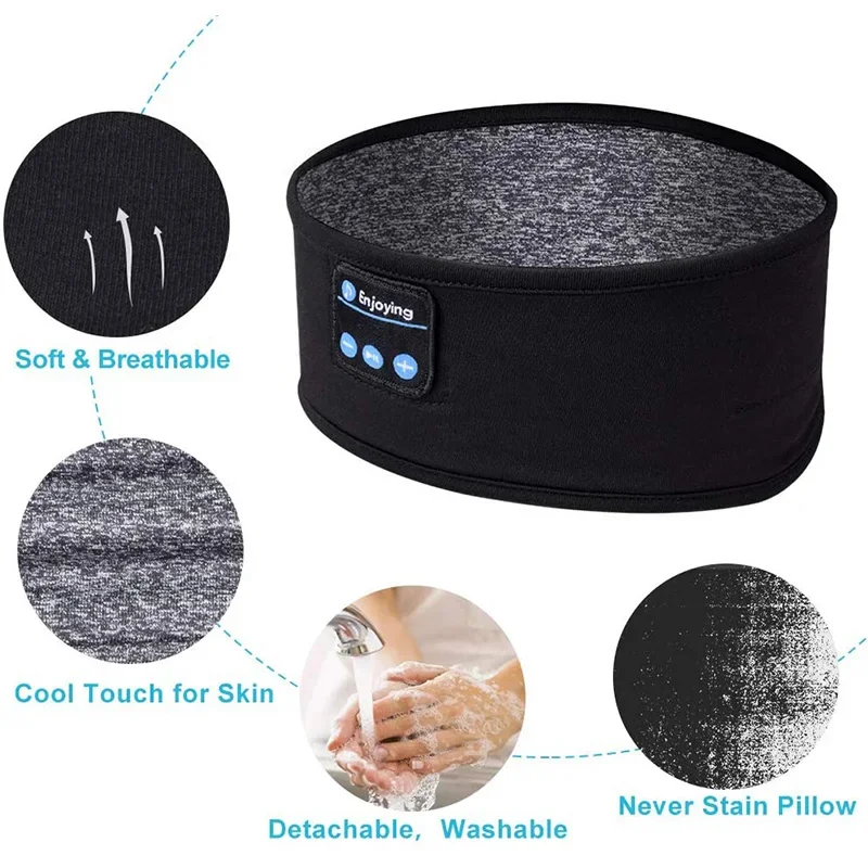Sleep Mask Headphones Bluetooth - سماعات بلوتوث للنوم مع قناع للعين،