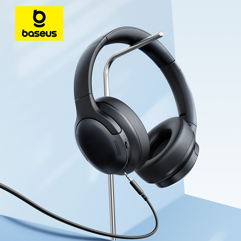 Anc Wireless Over Ear Headphones - Baseus BH1 Lite سماعات لاسلكية بلوتوث