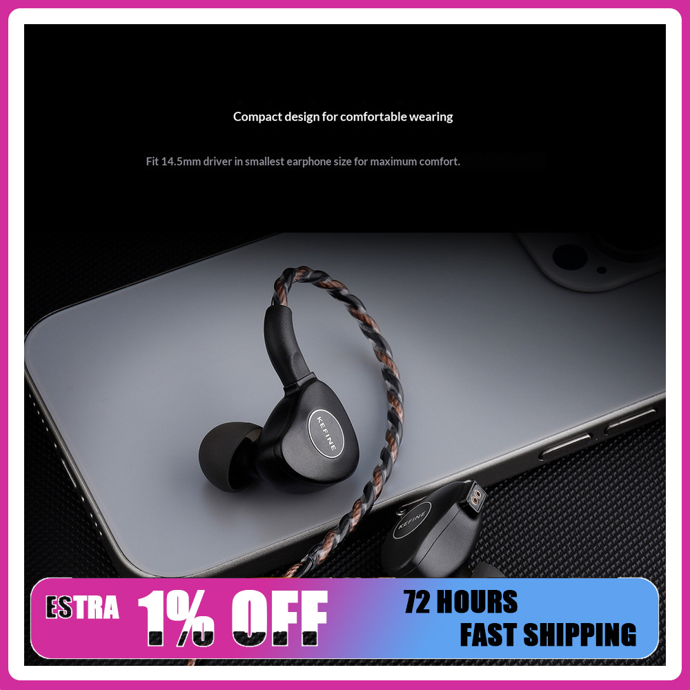 Planar Magnetic Iem Earphones - سماعات أذن داخلية KEFINE Klanar بمحرك