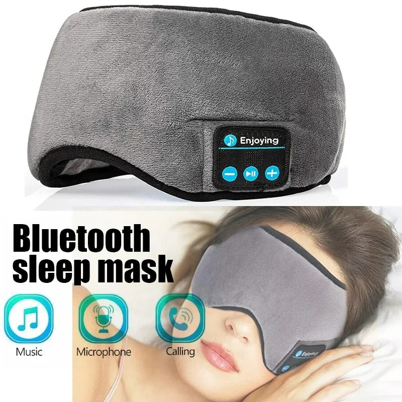 Sleep Mask Headphones Bluetooth - سماعات بلوتوث رياضية للنوم مع عصابة
