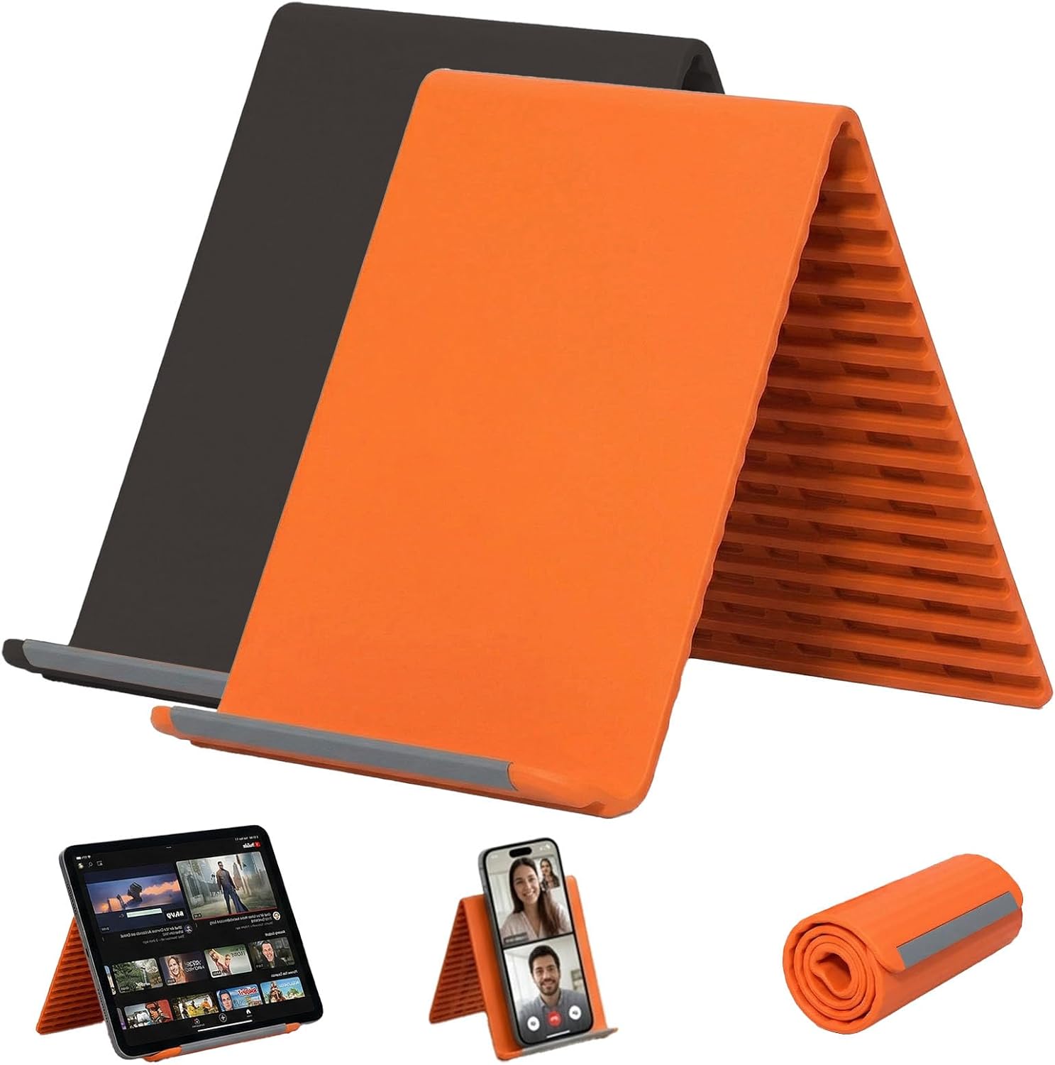 Tablets - حامل هاتف محمول من السيليكون قابل