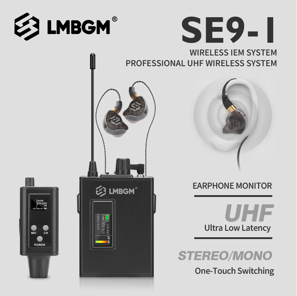 In Ear Monitors For Singers - نظام مراقبة لاسلكي داخل الأذن LMBGM