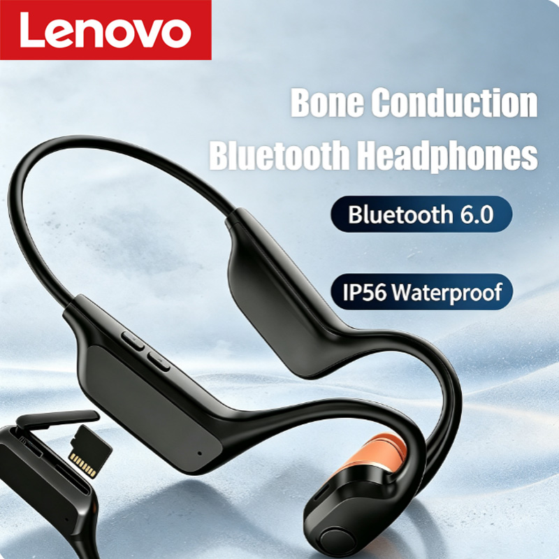 Bone Conduction Running Headphones - سماعات بلوتوث لينوفو بتقنية التوصيل العظمي
