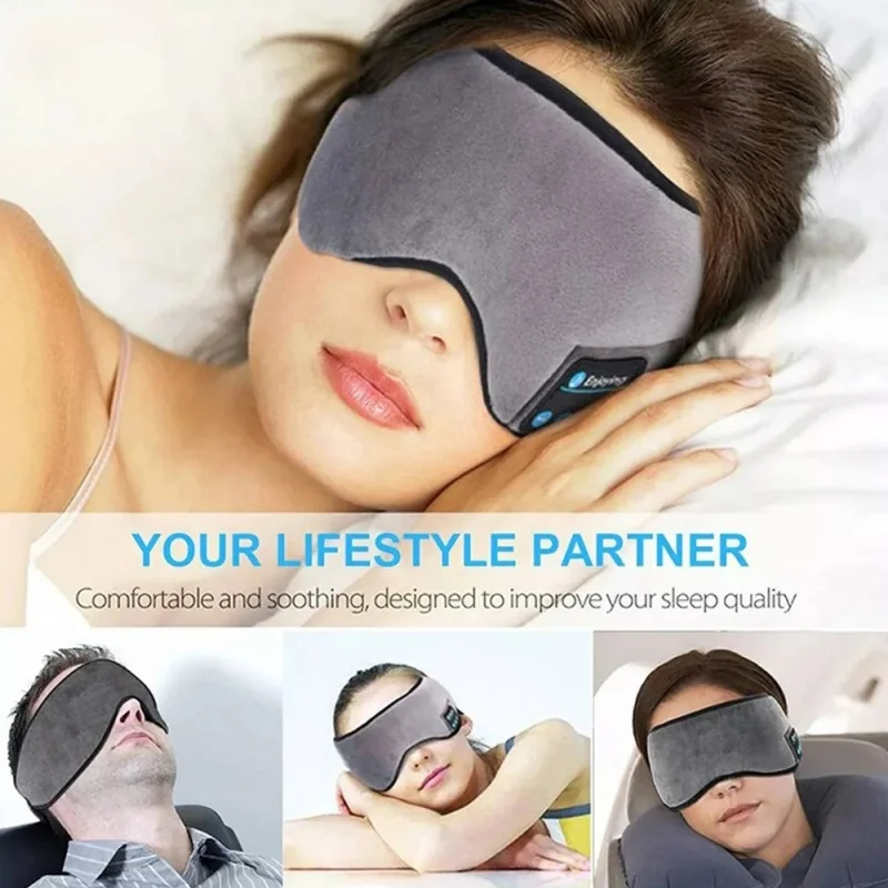 Sleep Mask Headphones Bluetooth - عصابة رأس لاسلكية بتقنية البلوتوث للنوم