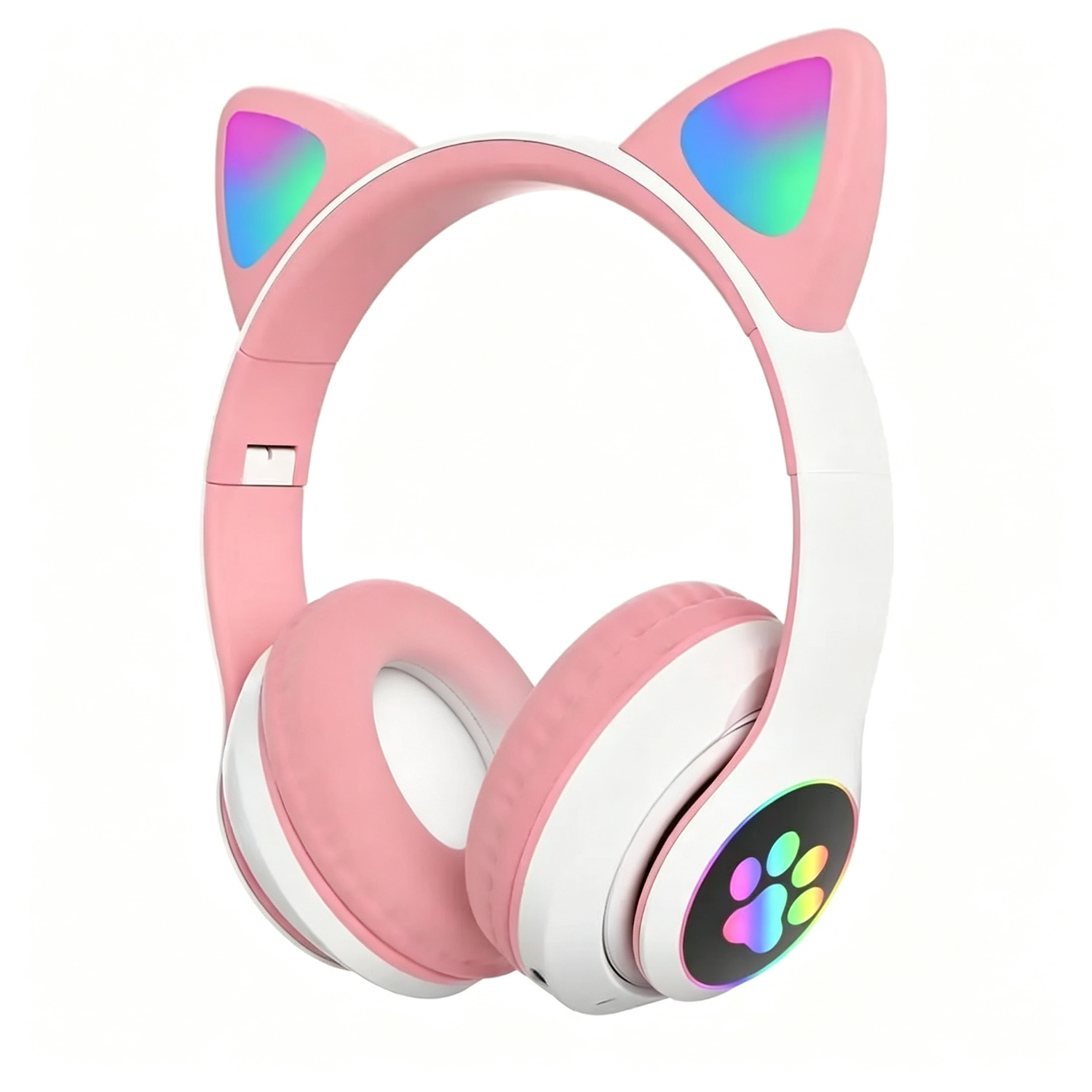 Cat Ear Bluetooth Headset Led - سماعة رأس لاسلكية بتصميم أذن قطة