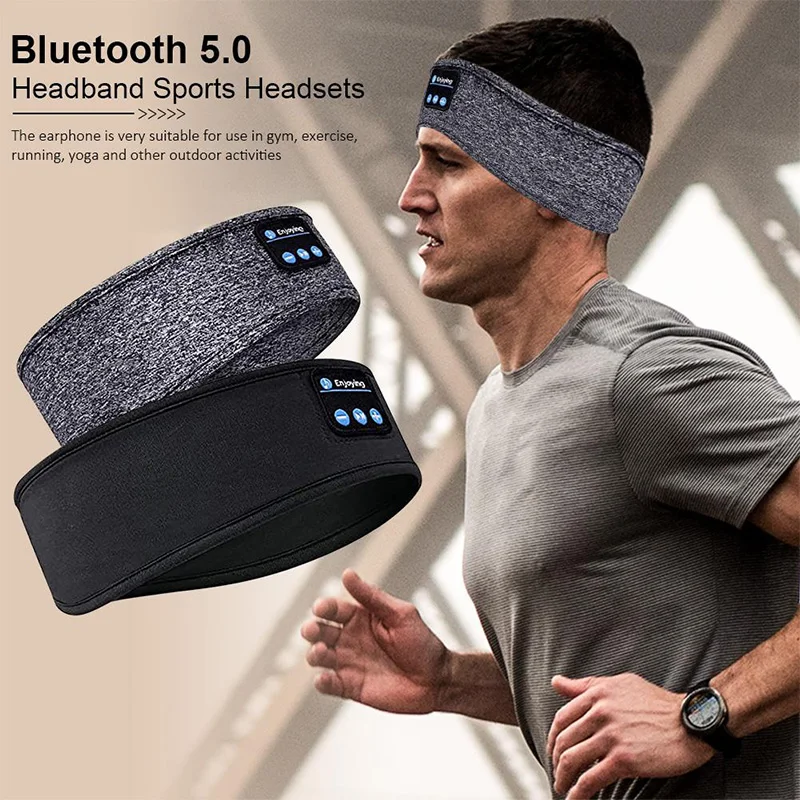 Sleep Mask Headphones Bluetooth - سماعات بلوتوث الرياضة النوم عقال سماعات