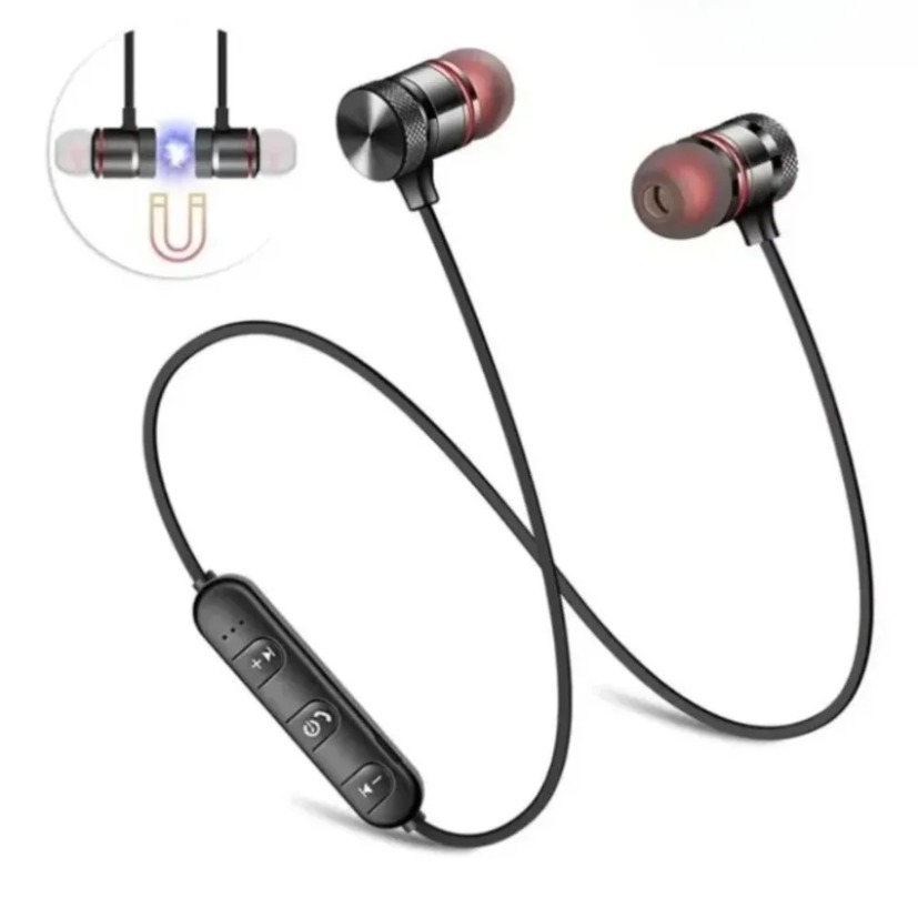 Magnetic Neckband Sports Earphones - سماعات أذن بلوتوث مغناطيسية حول الرقبة