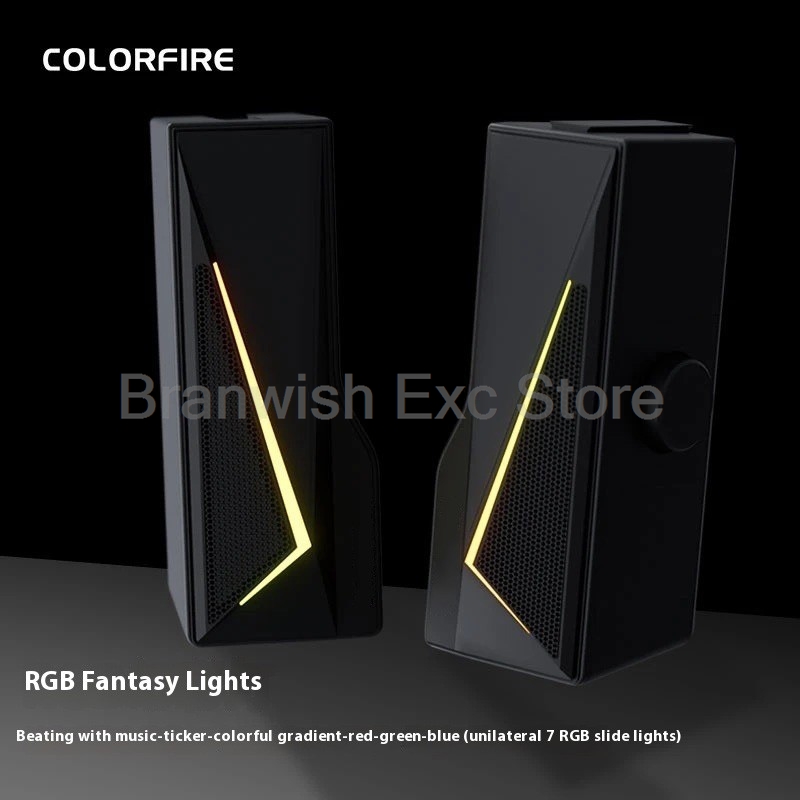2x2.5 واط الكمبيوتر المتكلم RG - مراجعة Rgb Computer Soundbar For Pc وسعره