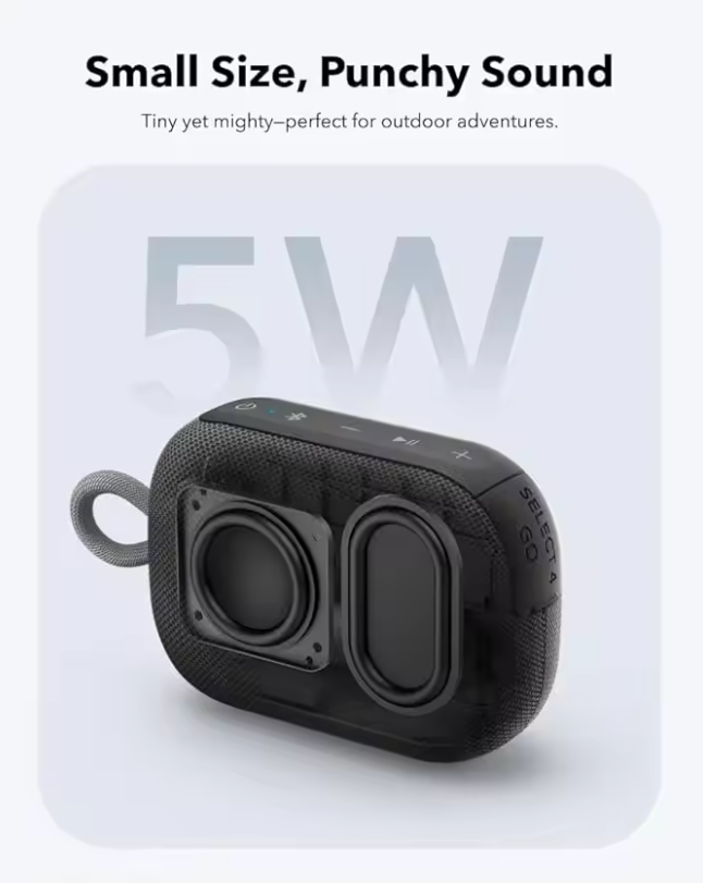 مكبر صوت صغير لاسلكي يعمل بالب - مراجعة Portable Bluetooth Speaker Waterproof Ipx7 وسعره
