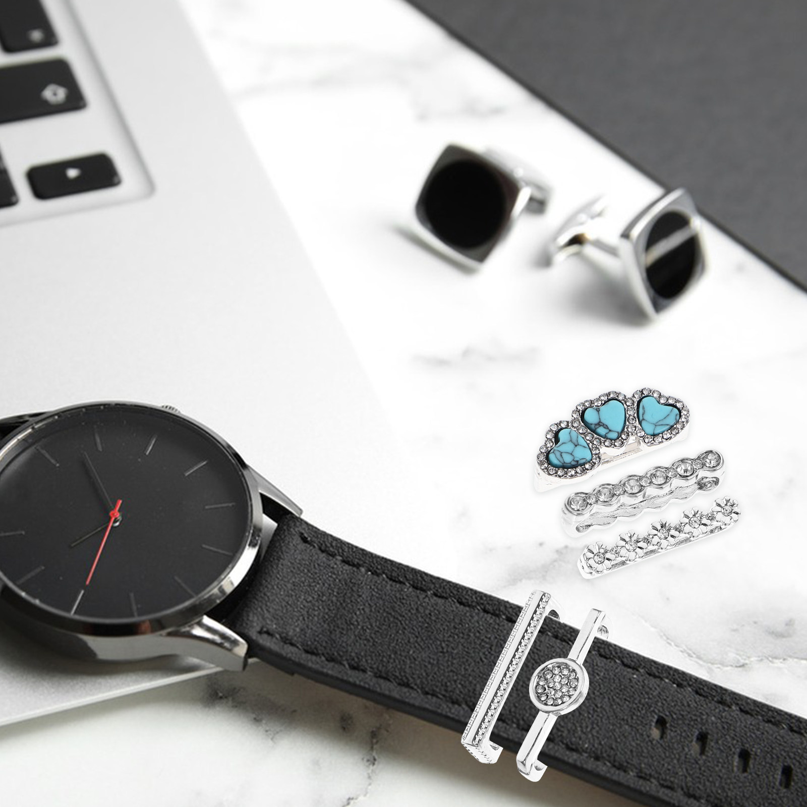 5 قطع من حلقات الزينة المصنوعة - مراجعة Smartwatches وسعره