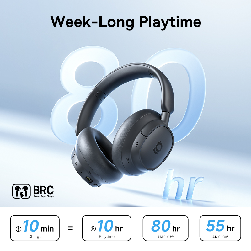 سماعات رأس لاسلكية من باسيوس A - مراجعة Anc Wireless Over Ear Headphones وسعره