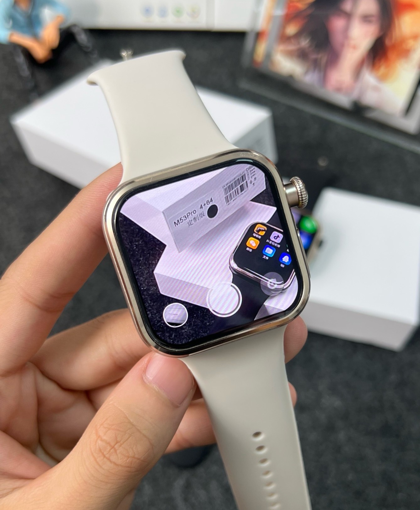 [شاشة عريضة M53Pro] ساعة ذكية  - مراجعة Smartwatches وسعره