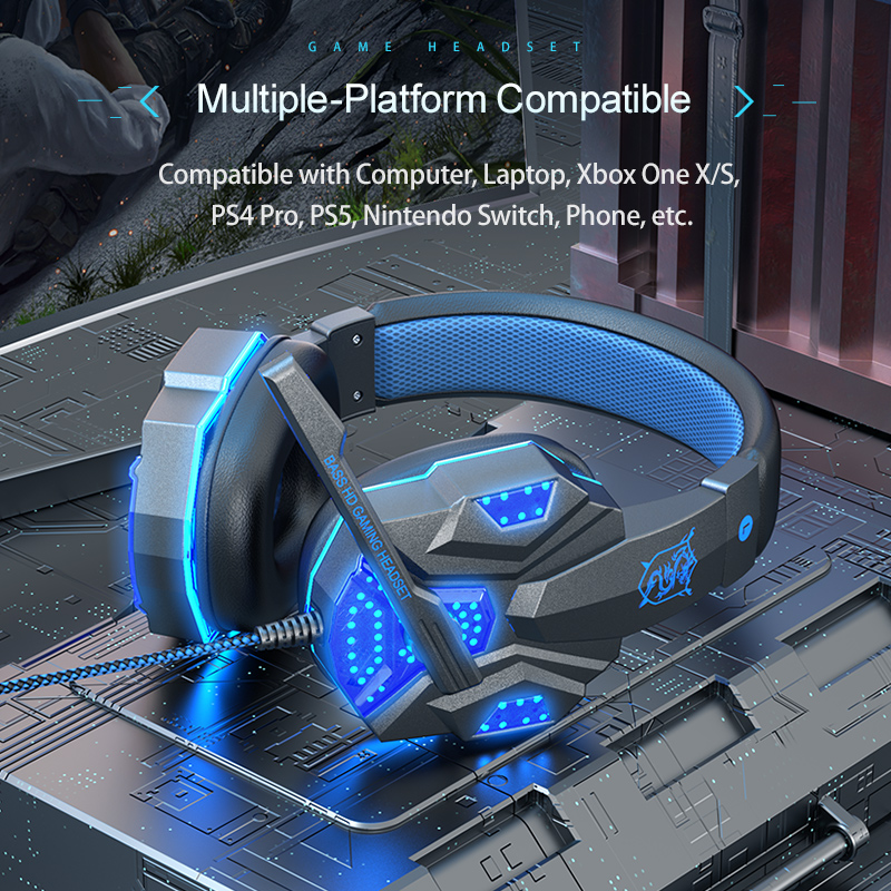 سماعة ألعاب 7.1 بصوت محيطي - س - مراجعة Gaming Headset With Mic Rgb وسعره