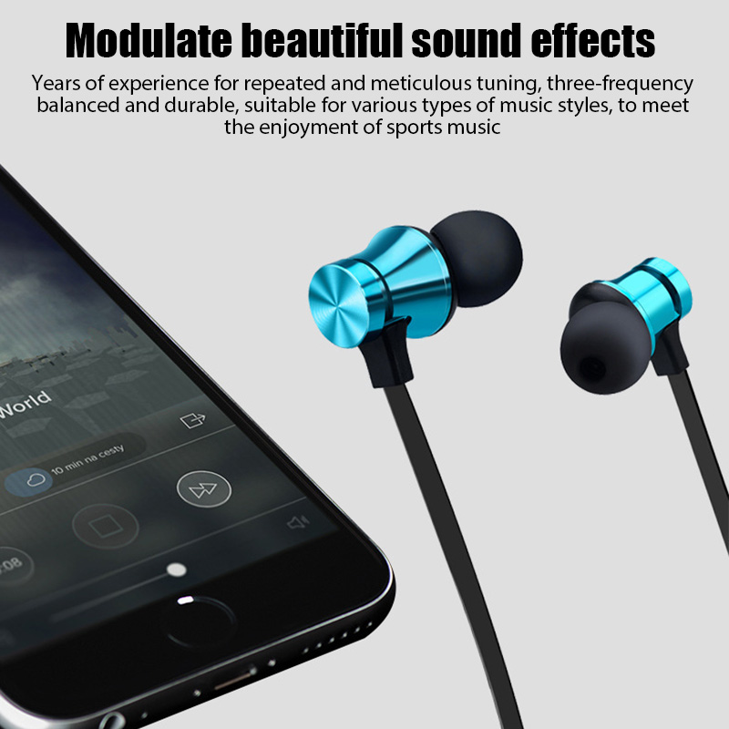 سماعة رأس رياضية لاسلكية جديدة - مراجعة Magnetic Neckband Sports Earphones وسعره