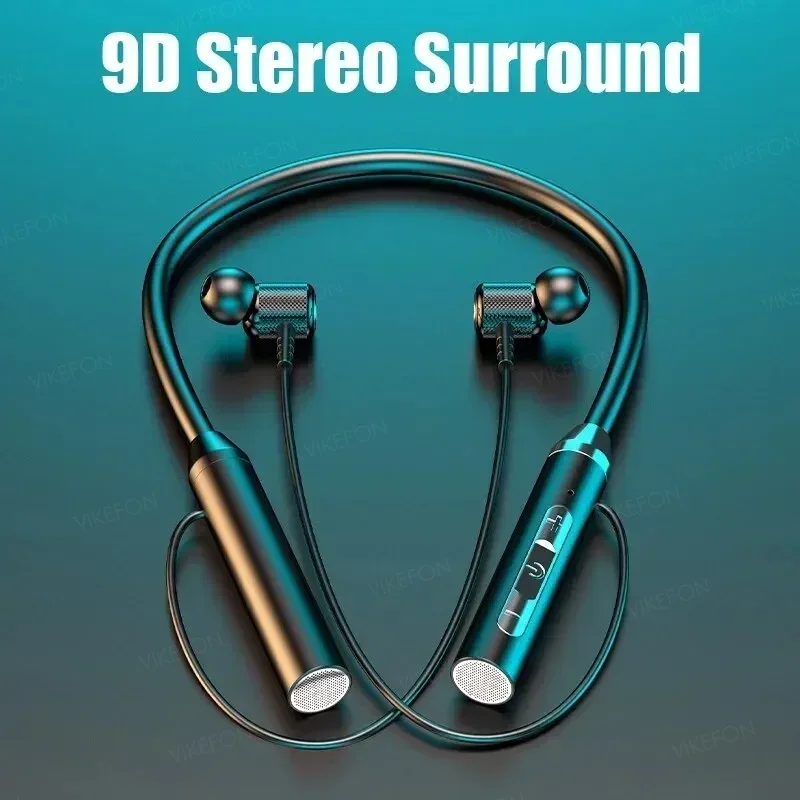 سماعات لاسلكية بلوتوث 5.0 سماع - مراجعة Magnetic Neckband Sports Earphones وسعره