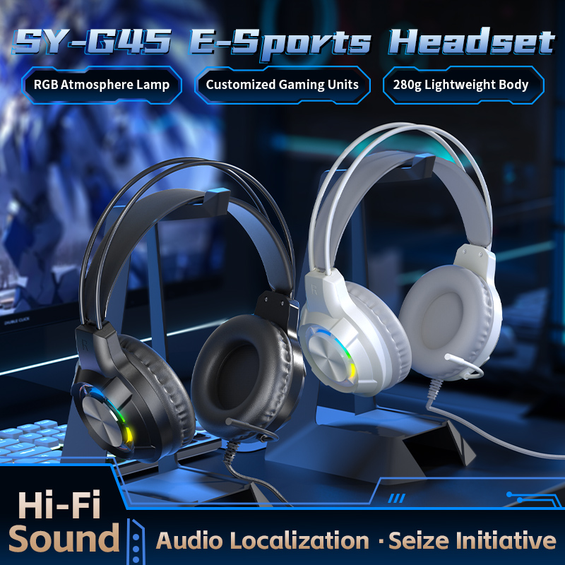 سماعة الألعاب إلغاء الضوضاء سم - مراجعة Gaming Headset With Mic Rgb وسعره