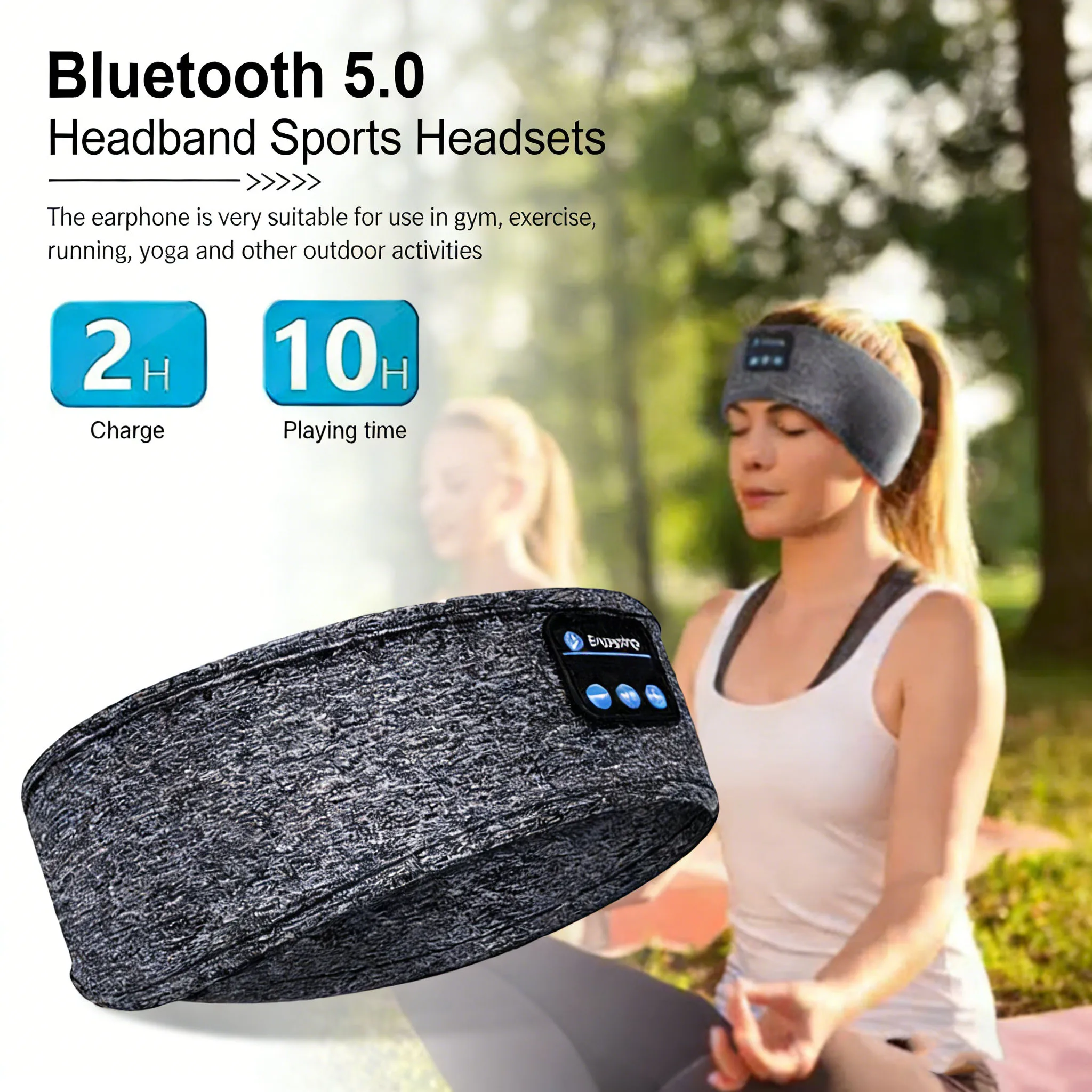 سماعات بلوتوث للنوم مع قناع لل - مراجعة Sleep Mask Headphones Bluetooth وسعره