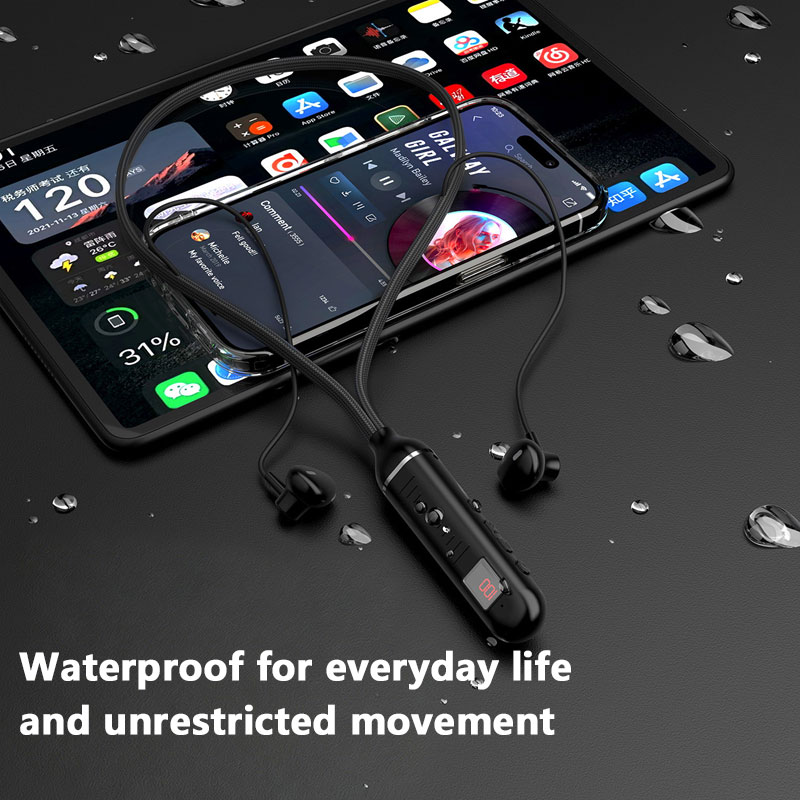    سماعات أذن لاسلكية بتقنية  - مراجعة Magnetic Neckband Sports Earphones وسعره