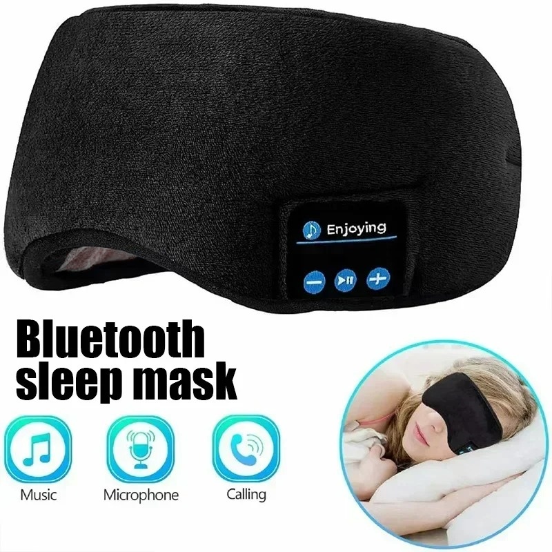 قناع عين ثلاثي الأبعاد مع سماع - مراجعة Sleep Mask Headphones Bluetooth وسعره
