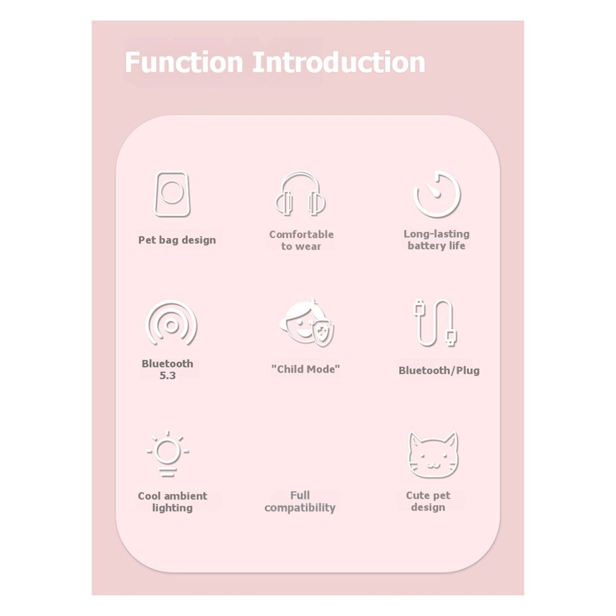 [حزمة قيمة] سماعات رأس لاسلكية - مراجعة Cat Ear Bluetooth Headset Led وسعره