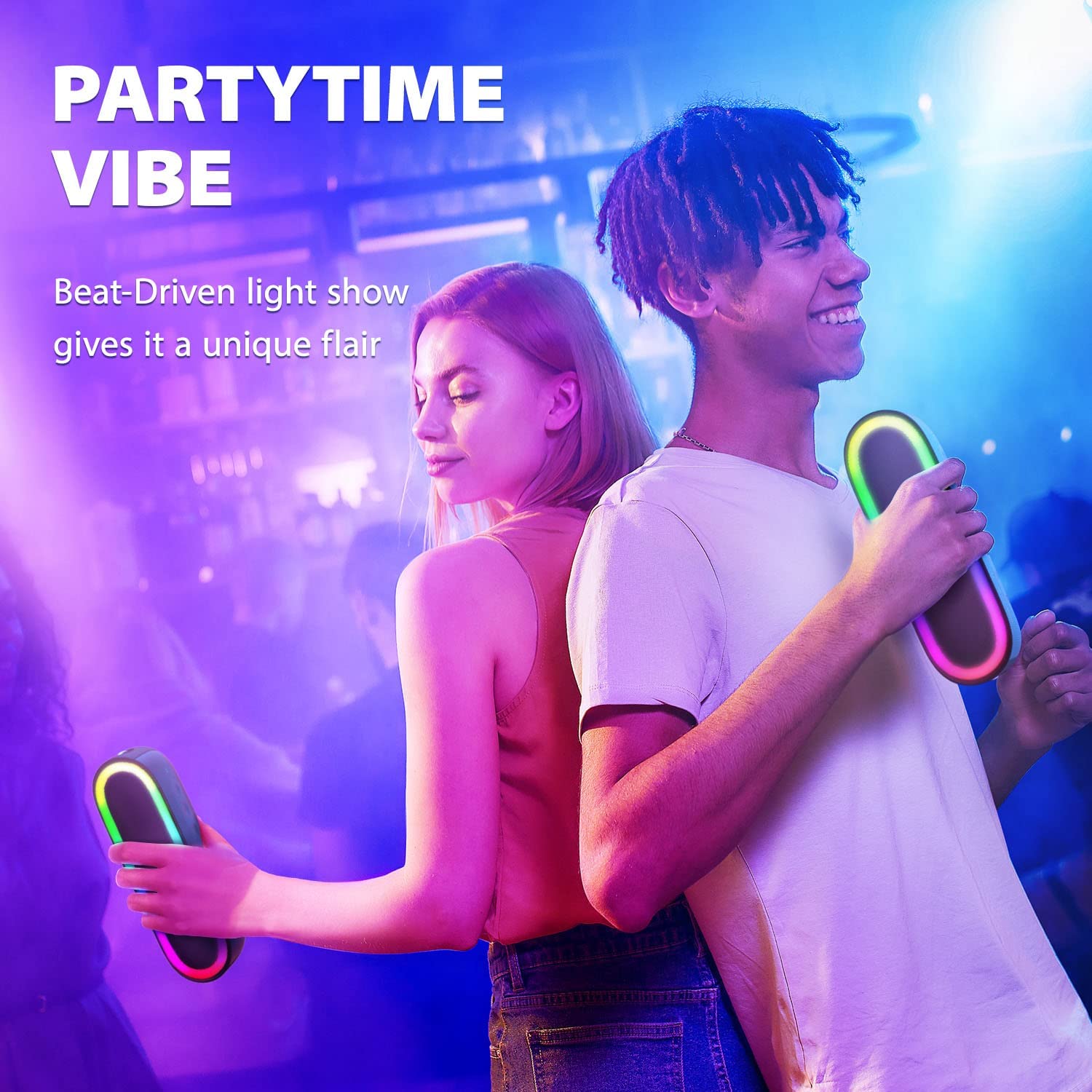 مكبر صوت محمول خارجي من تريبيت - مراجعة Portable Bluetooth Speaker Waterproof Ipx7 وسعره