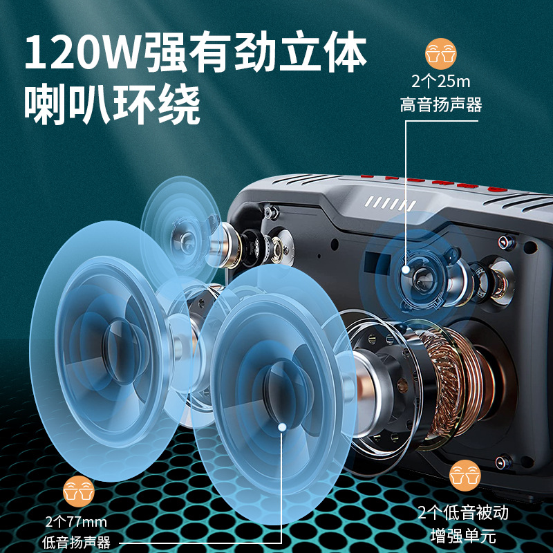 X10 مكبر صوت محمول بالبلوتوث 1 - مراجعة Portable Bluetooth Speaker Waterproof Ipx7 وسعره