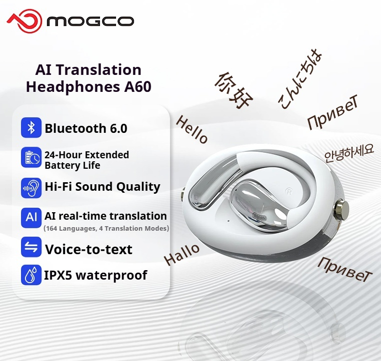 سماعات أذن A60 للأعمال مع مترج - مراجعة Headphones وسعره