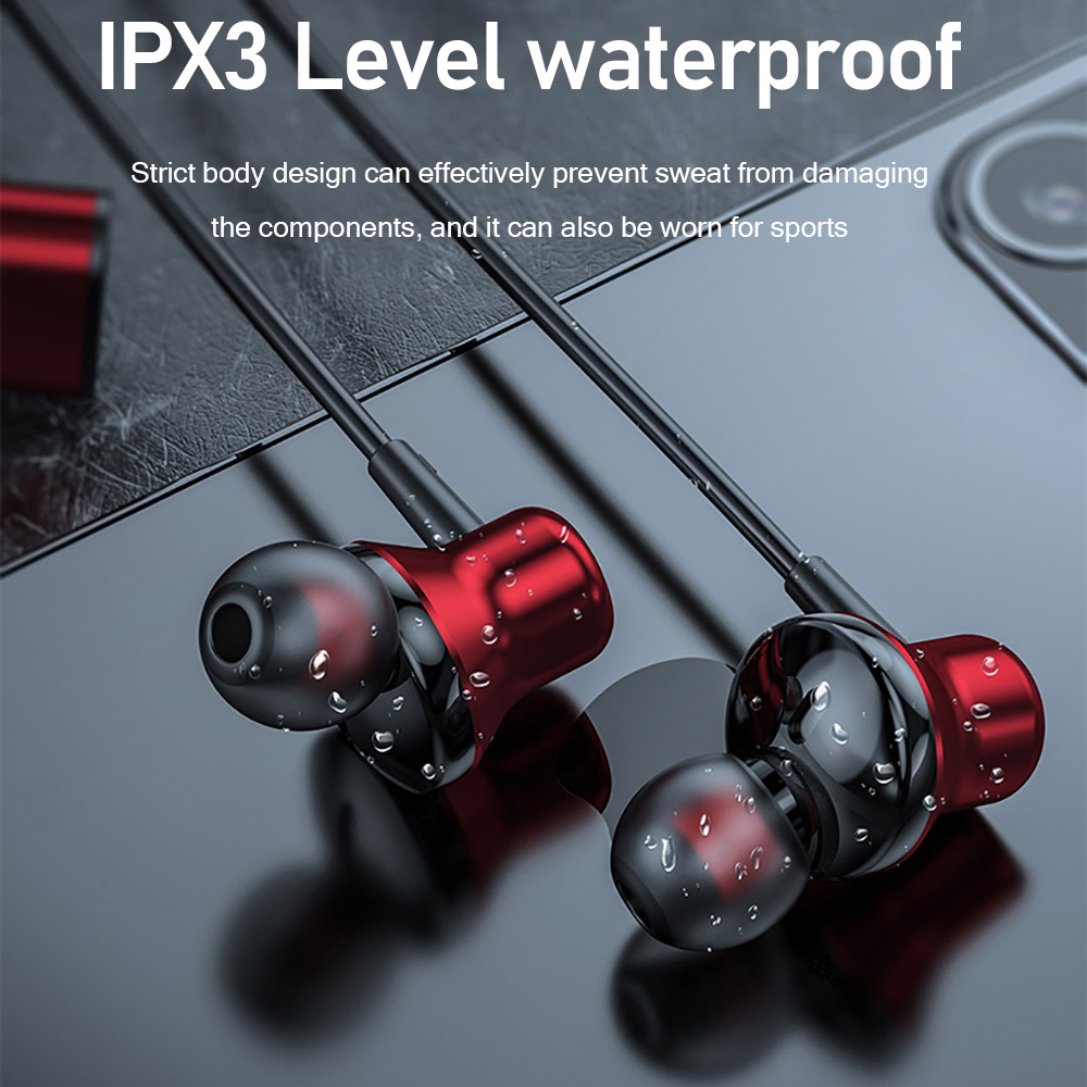 سماعات أذن لاسلكية مغناطيسية ، - مراجعة Magnetic Neckband Sports Earphones وسعره