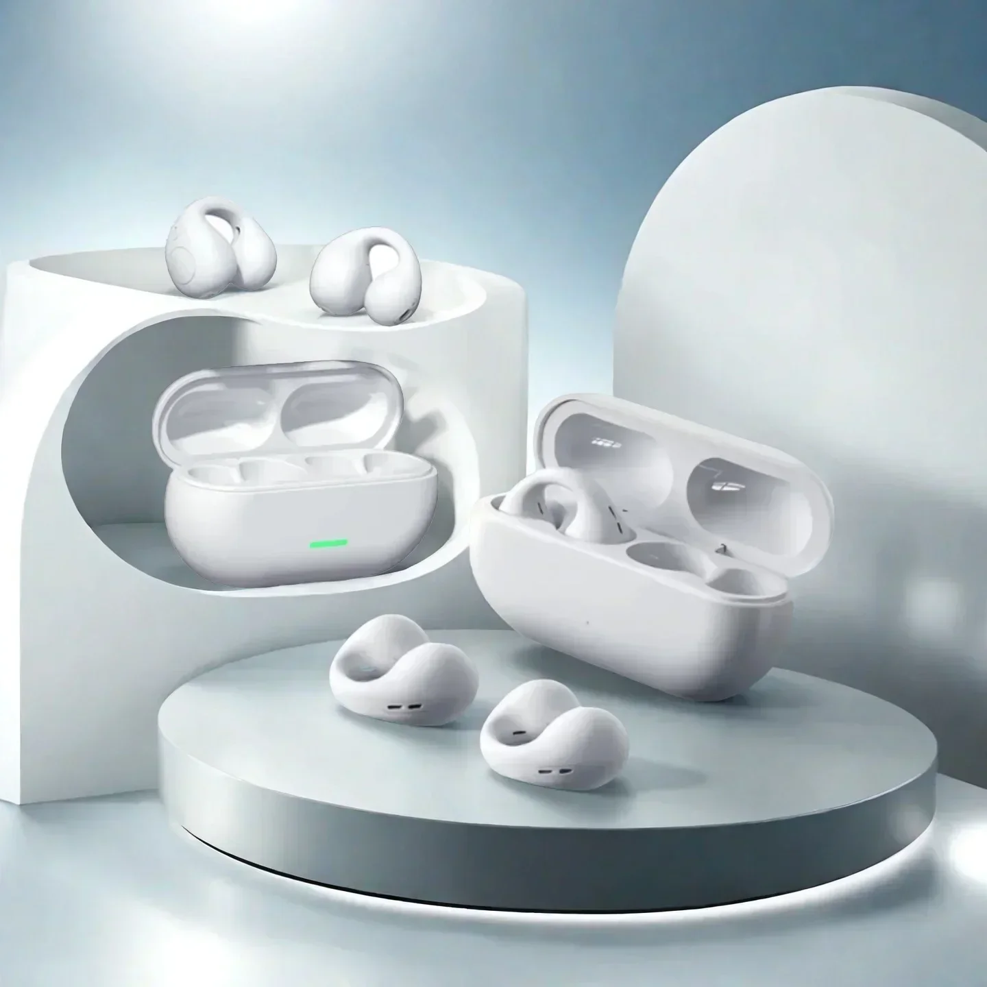 سماعة بلوتوث T75 5.3 لاسلكية ب - مراجعة Open Ear Air Conduction Headphones وسعره