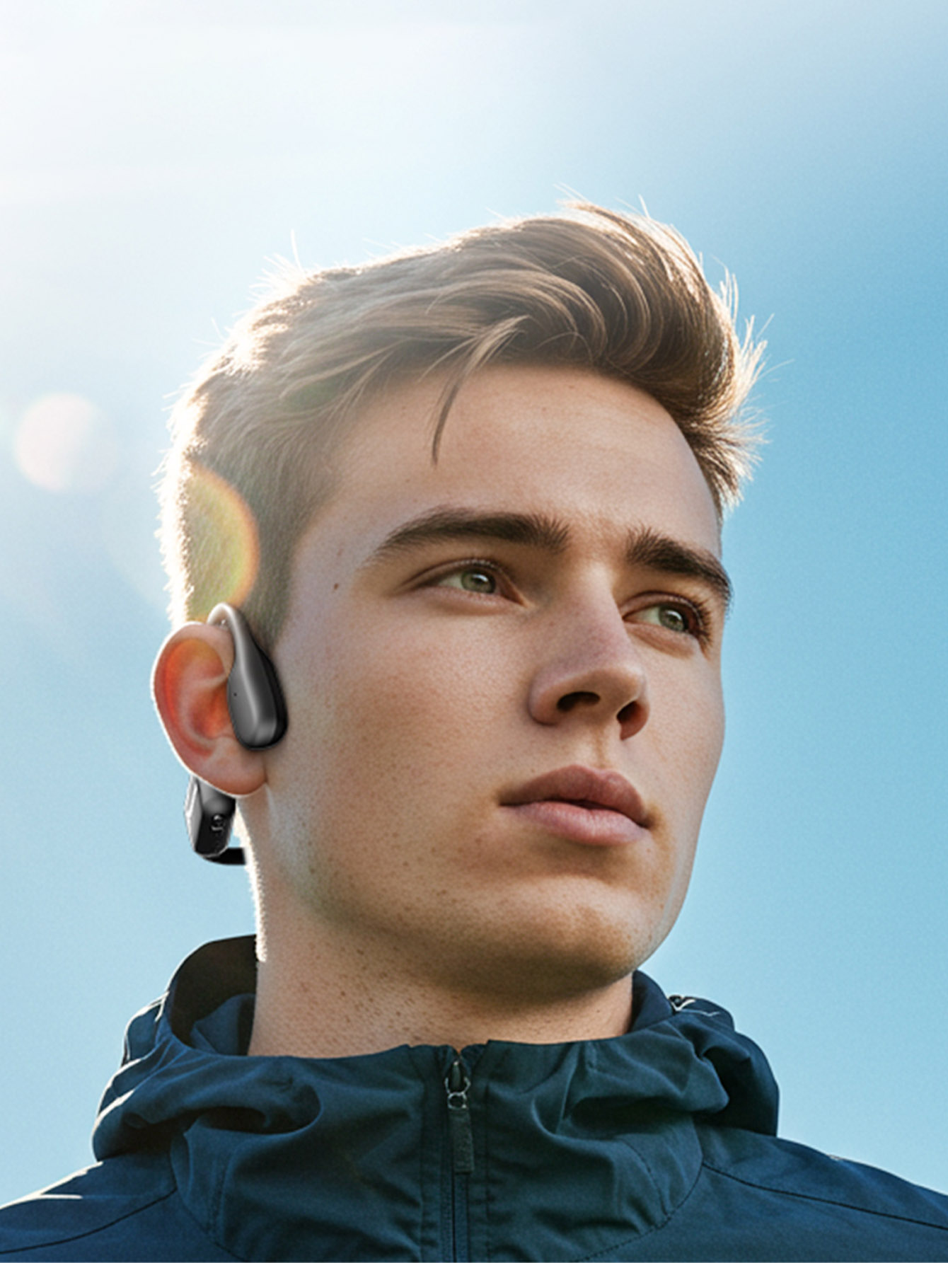 سماعات بلوتوث بتقنية التوصيل ا - مراجعة Bone Conduction Running Headphones وسعره