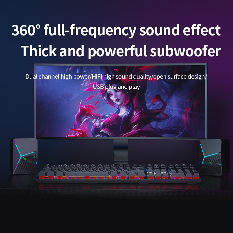 مكبرات صوت للألعاب بتقنية RGB، - مراجعة Rgb Computer Soundbar For Pc وسعره