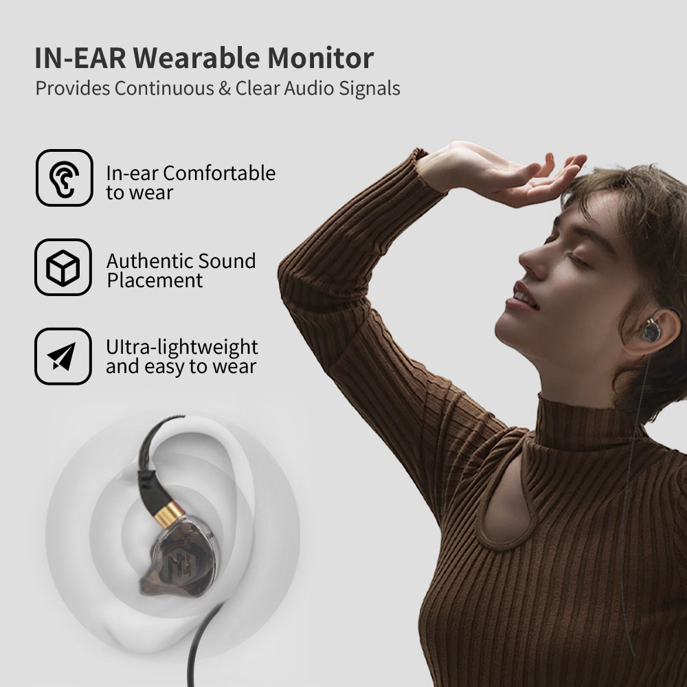نظام مراقبة لاسلكي داخل الأذن  - مراجعة In Ear Monitors For Singers وسعره