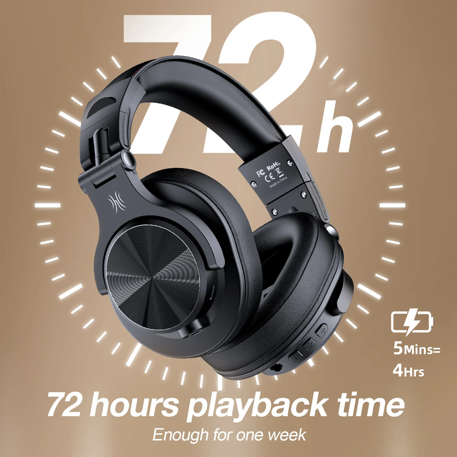 سماعات رأس بلوتوث Oneodio Fusi - مراجعة Anc Wireless Over Ear Headphones وسعره