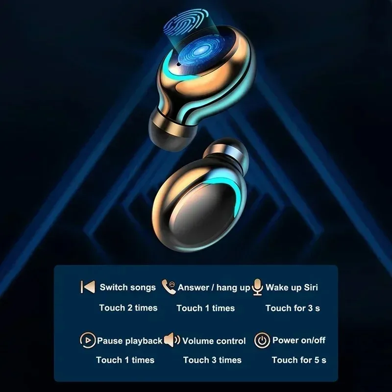 سماعات بلوتوث F9 جديدة بصوت ست - مراجعة Tws Earbuds Bluetooth 5.3 وسعره