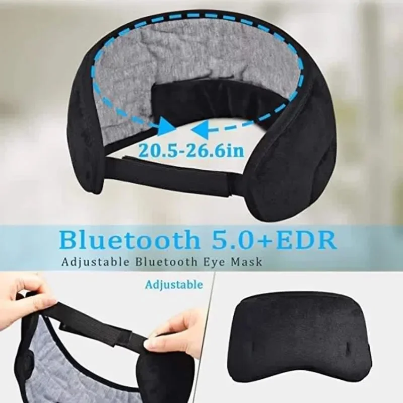 عصابة رأس لاسلكية بتقنية البلو - مراجعة Sleep Mask Headphones Bluetooth وسعره