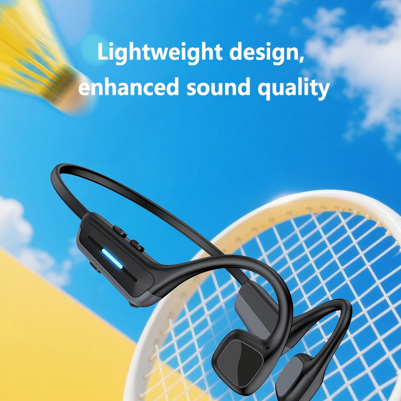 سماعات بلوتوث بتقنية التوصيل ا - مراجعة Bone Conduction Running Headphones وسعره