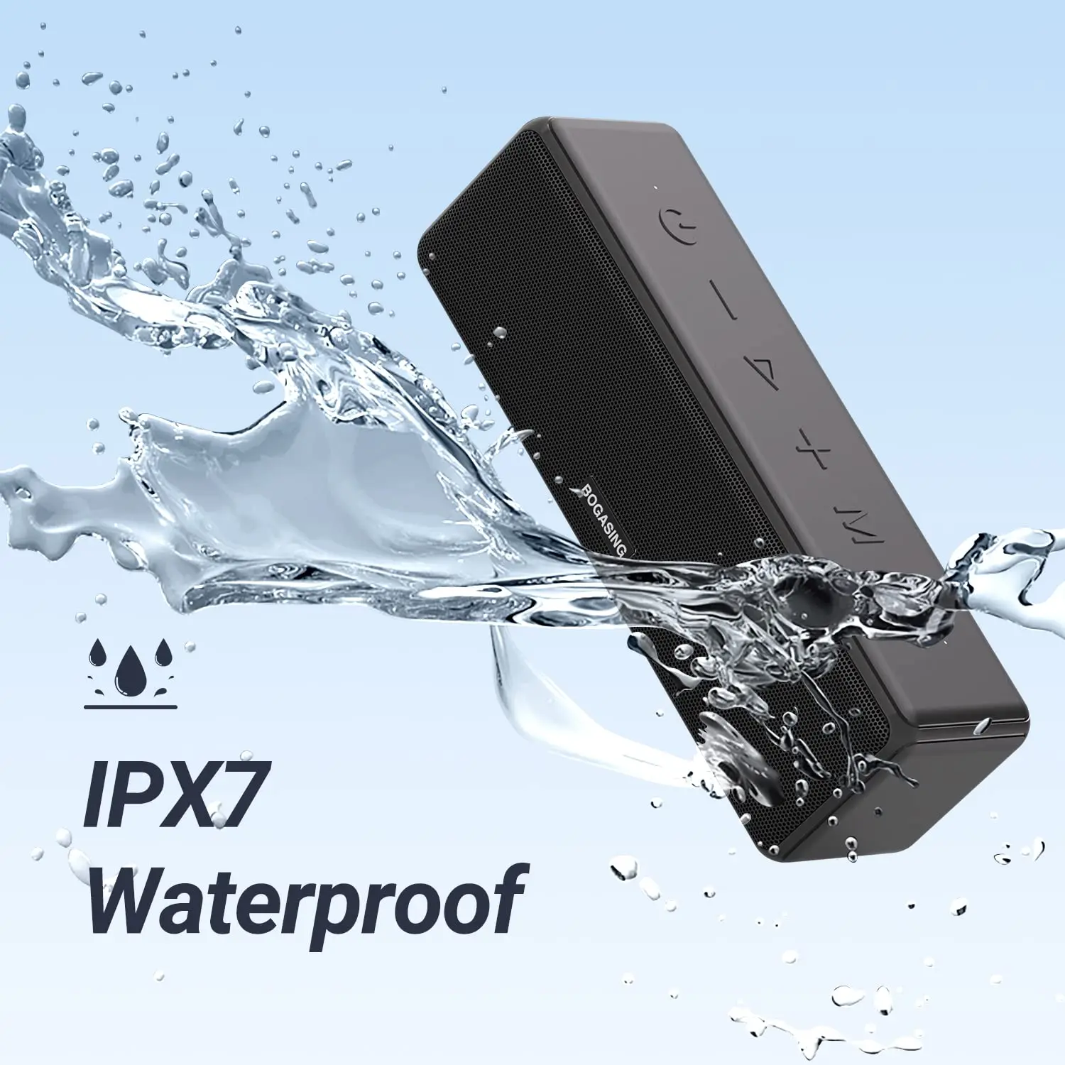 مكبر صوت بلوتوث لاسلكي من BOGA - مراجعة Portable Bluetooth Speaker Waterproof Ipx7 وسعره