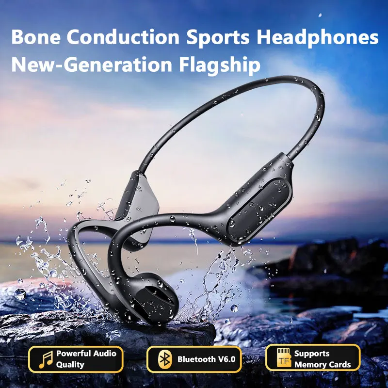 سماعات بلوتوث رياضية جديدة بتق - مراجعة Bone Conduction Running Headphones وسعره