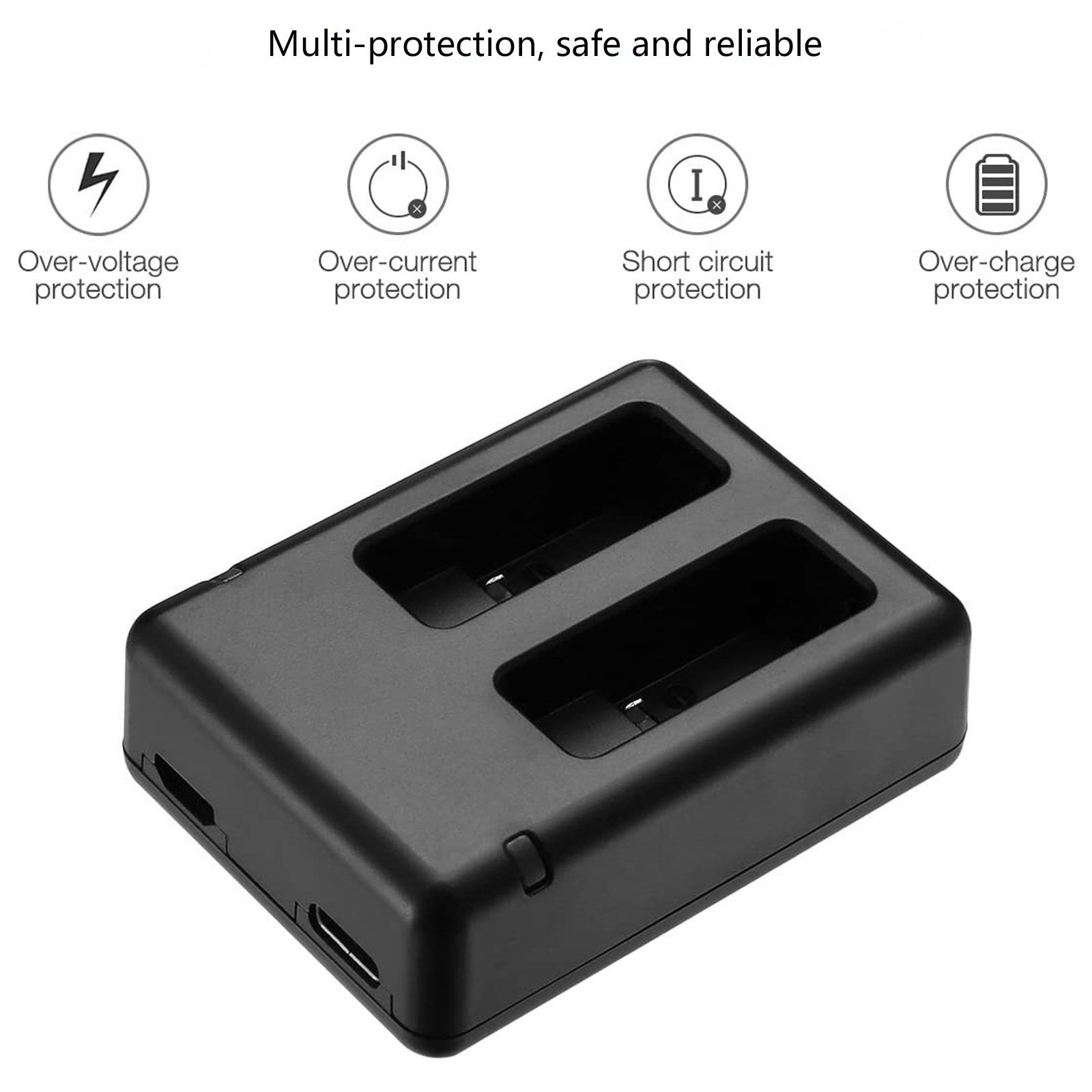 مناسبة لشاحن GOPRO Hero 5 AHDB - مراجعة Drones وسعره
