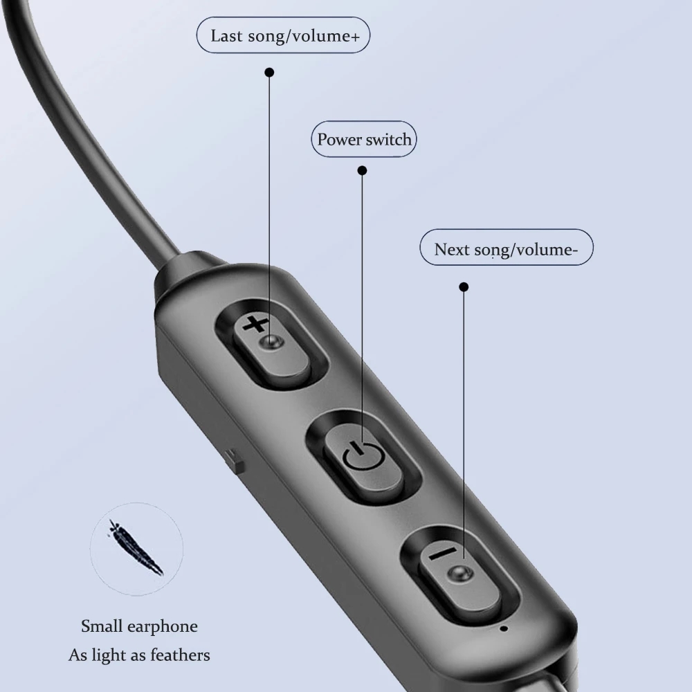 سماعات أذن لاسلكية تعمل بالبلو - مراجعة Magnetic Neckband Sports Earphones وسعره