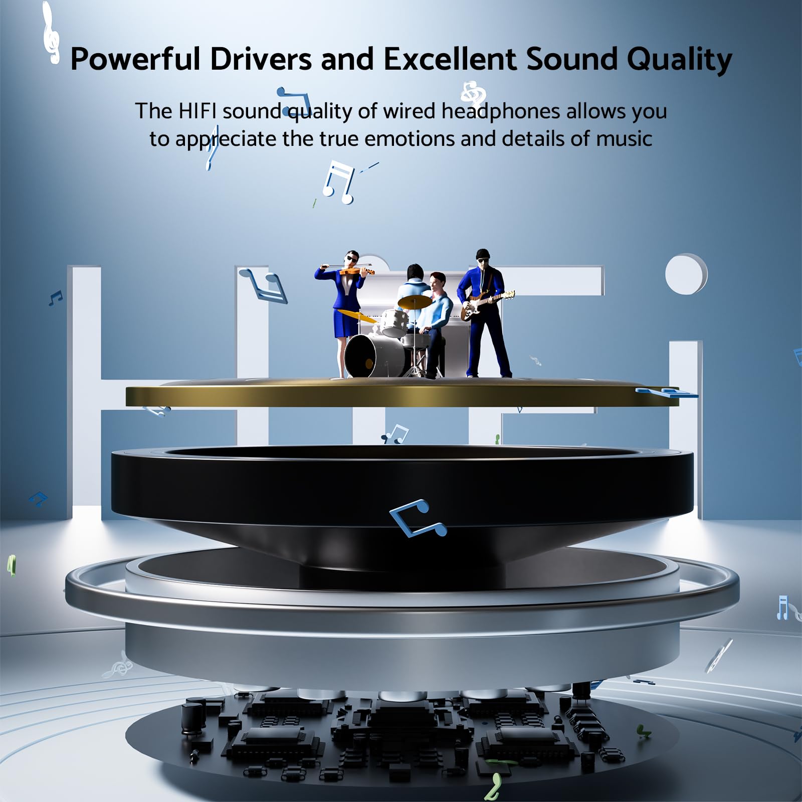 سماعة رأس سلكية داخل الأذن HiF - مراجعة Type C Wired Earphones With Mic وسعره