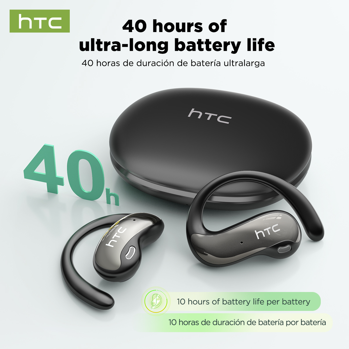 HTC NE19 سماعات بلوتوث AI OWS  - مراجعة Sleep Mask Headphones Bluetooth وسعره