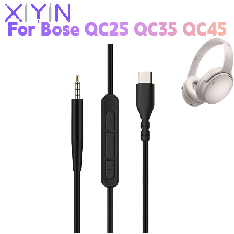 كابل صوتي بديل بطول 1.4 متر من - مراجعة Type C Wired Earphones With Mic وسعره