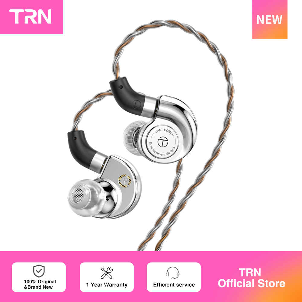 سماعات أذن TRN Conch عالية الأ - مراجعة Planar Magnetic Iem Earphones وسعره
