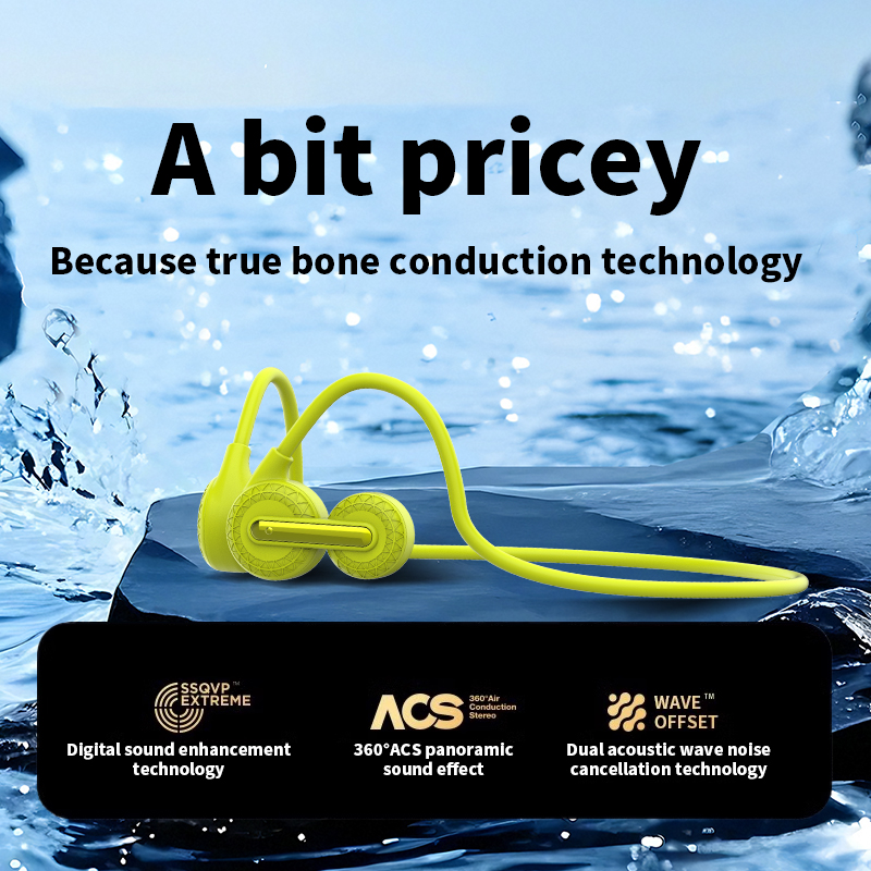 سماعات أذن رياضية بتقنية البلو - مراجعة Bone Conduction Running Headphones وسعره