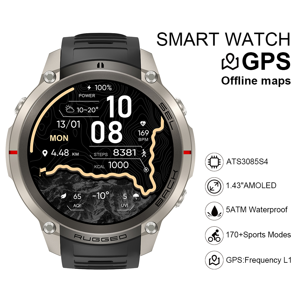 ساعة ذكية DM59 موديل 2026 مع خ - مراجعة Smartwatches وسعره