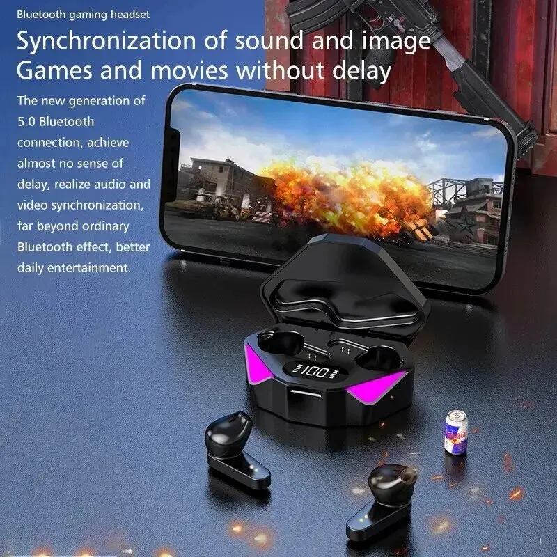 TWS سماعة لاسلكية تعمل بالبلوت - مراجعة Gaming Headset With Mic Rgb وسعره